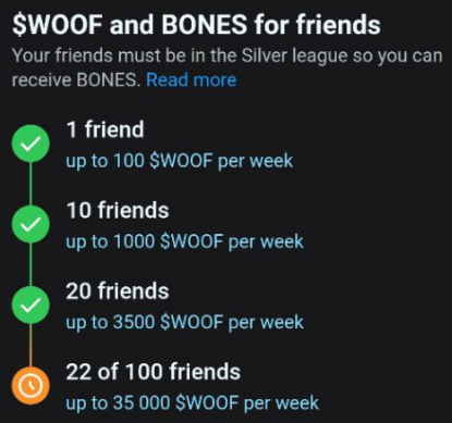 مدیریت توکن‌های BONES و WOOF